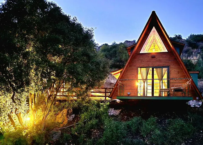 Mountain Glamping Cabin With Kids Playground And Pool